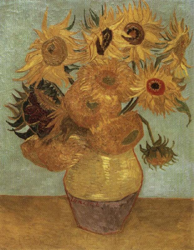 Vincent Van Gogh Sunflowers